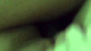 Amateur woman cums hard from cum in her ass during cuckold session