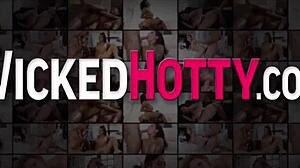 Black pornstar sucking dick, with big tits and handjob in high definition hardcore