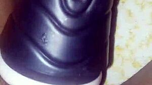 Can You Believe Two Toys Inserted at Once, Fucked Hard, Cum Flowing Freely?