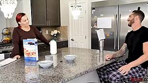 Fucking stepdaughter's cherry tits and sweet honey pussy hard