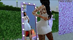 I love Summer Walker's big black ass in public outdoor fuck