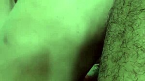 Amateur woman cums hard from cum in her ass during cuckold session