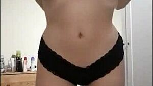 girlfriend says yummy to her friend