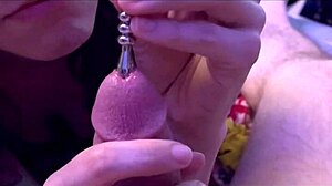 Extreme Pre Cum Sounding and Cock Rub!