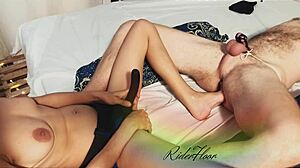 Watch me squeeze your balls in this cage