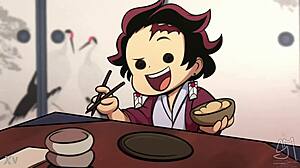 Exploring the intriguing world of Demon Slayer with Nezuko in action-packed scenes