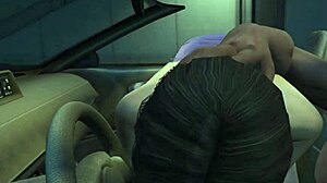 Franklin gets a hooker service in GTA 5 car sex