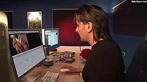 Beautiful ebony woman fucked in lingerie