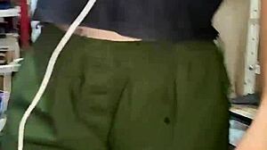 Young Girl Fucks Hidden at Work