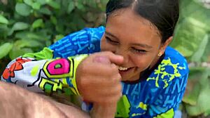 i'm so crazy for her, this campesina gets licked outdoors