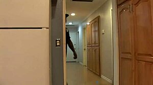 Sexy Ebony Delivers Parcels and Pays with Her Tight Pussy