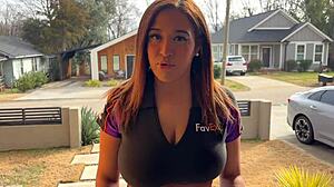 Hell Yeah! Big Boobed Delivery Slut Masters Hardcore Blowjob and Anal!