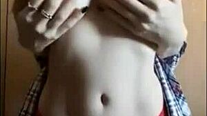 girlfriend says yummy to her friend