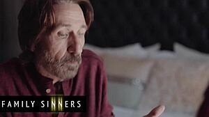 i'm this petite brunette getting my pussy pounded sideways by my step grandpa, moaning loud