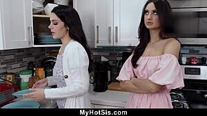 Stepsister Rides Stepbrother For What She Wants!