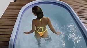 Colombian Babe With Small Tits And Big Ass Gets Fucked In Homemade Vacation