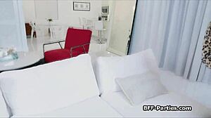 Pajama party turns wild foursome fucking