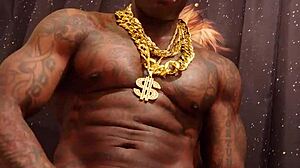 Worshipping that big black cock with hallelujah johnson 😍