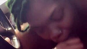 big daddy chevy impala deepthroats and rides that big black cock sloppy