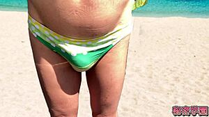 Are you into secret swimsuit anal toy play?