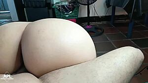 Excited Recording Stepmother's Big Ass Before Banging
