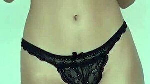 Petite Teen Undresses in Lingerie for a Friend