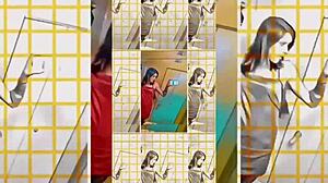 hot shemale rips clothes in bathroom 😏