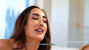 Milf And Neighbor's Girl Chloe Amour Myra Moans In Wet Scissoring