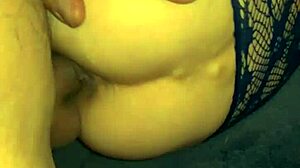 Hard and rough in her tight little holes with close-up POV anal