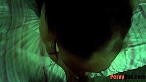 Perv step dad uses teen for sneaky pov fuck