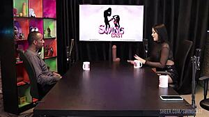 compilados do negro top delicia e alice vasconcelos no swing cast com tifany rocha - watch on sheer red