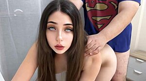 Que rico cuando me quedo en casa solo con mi hijastra