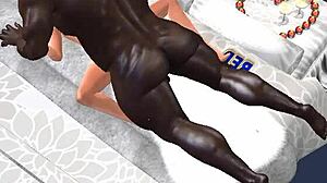 Huge Hunk Clinton Teaches Wife Big Black Dick Skills