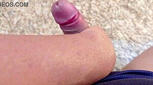 Brazilian guy jerking off in garage, giving huge cumshot for anyone wanting it