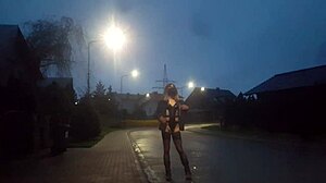 outdoor transsexual bdsm with body play