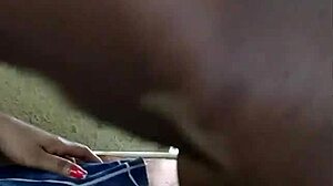 close up of wet tight black pussy