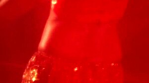 Exotic oriental woman performs belly dance