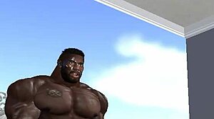 Huge Hunk Clinton Teaches Wife Big Black Dick Skills