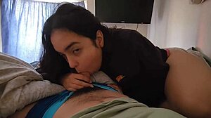 Latina Sucks Big Cock Morning Fun