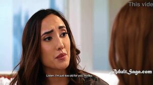 Milf And Neighbor's Girl Chloe Amour Myra Moans In Wet Scissoring