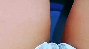 Pretty Girl's Private Moment In The Office Bathroom