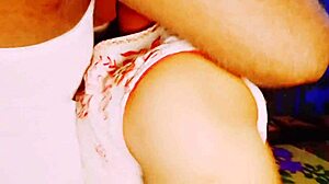 indian step daughter gets down with stepdad in steamy telugu dirty talk session.