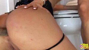 Lesbian Bitches Fisting in Toilet with Wild Anal Play