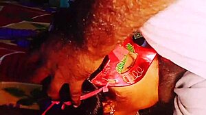 indian step daughter gets down with stepdad in steamy telugu dirty talk session.