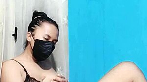 Bikini-Clad Housewife Indulges In Dildo Masturbation Session