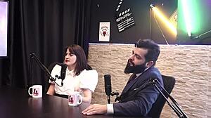 beautiful lady snow in sheer red lingerie, entering porn world despite challenges