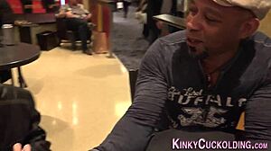 I fucked the cuckolding babe with my monster cock