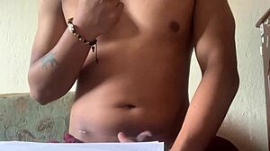 maluma masturbating solo in the empty house, amateurs style