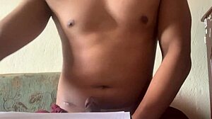 maluma masturbating solo in the empty house, amateurs style