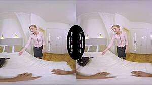 Skinny Mature In Dress And Stockings Gets Fucked In Hotel Room Blowjob